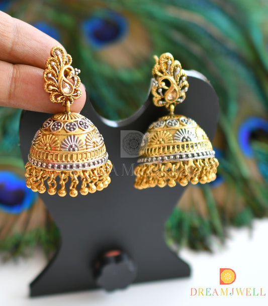 Two tone Peacock jhumkka dj-02285