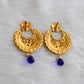 Antique royal blue bali earrings dj-01874