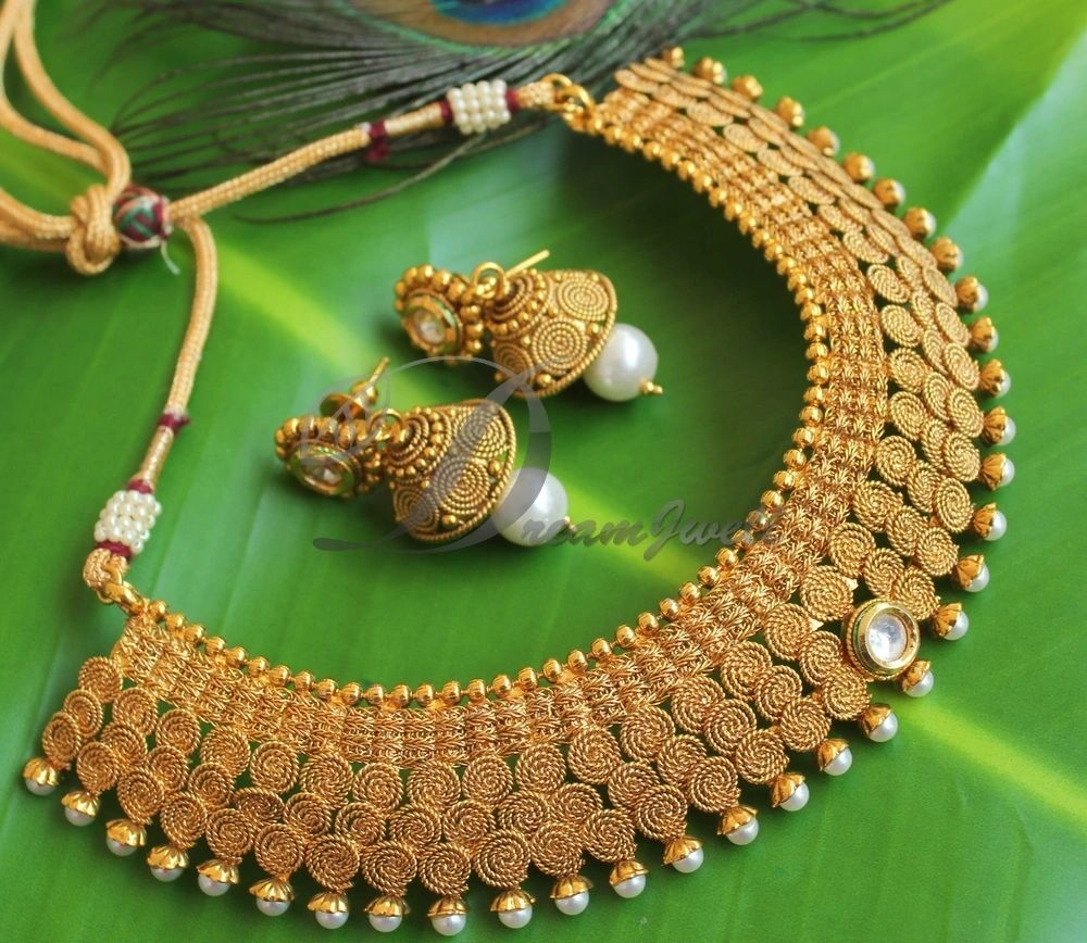 Kundan choker hot sale set designs