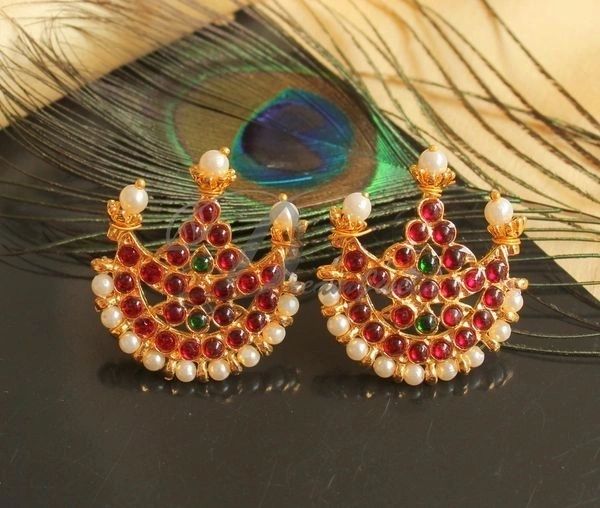 Indian 22K Gold Plated Variation Earrings Wedding Style Different Design b  | eBay