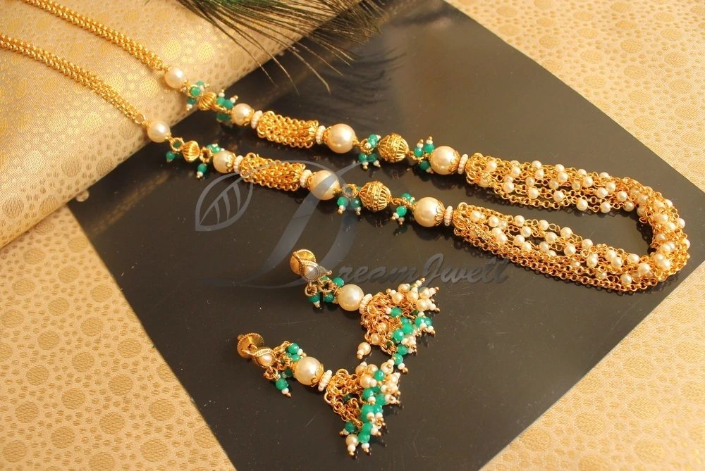14k Gold & Green Emerald Necklace – Sabrina Design
