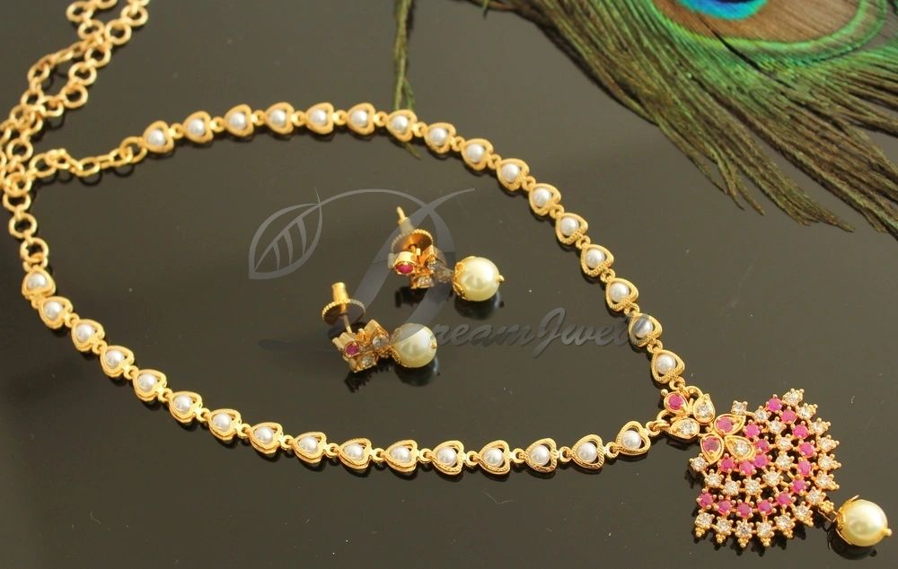 Latest pearl hot sale necklace designs