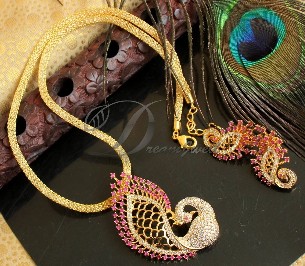 Peacock hot sale side lockets