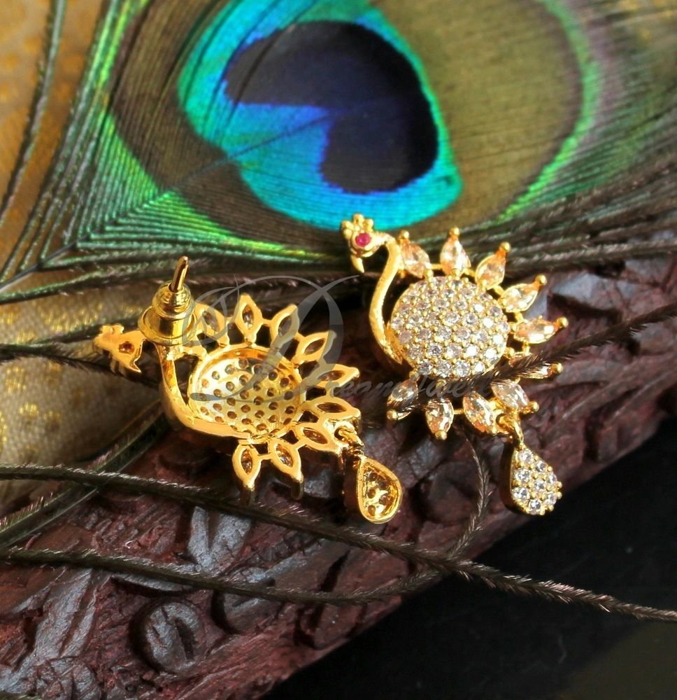 Mesmerising Peacock Earring