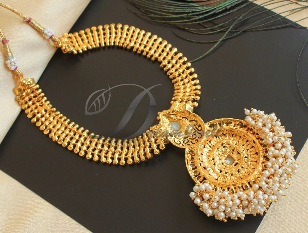 LV LOCK PEARL NECKLACE – Panahon Designs