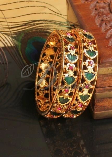 Palakka bangle clearance designs