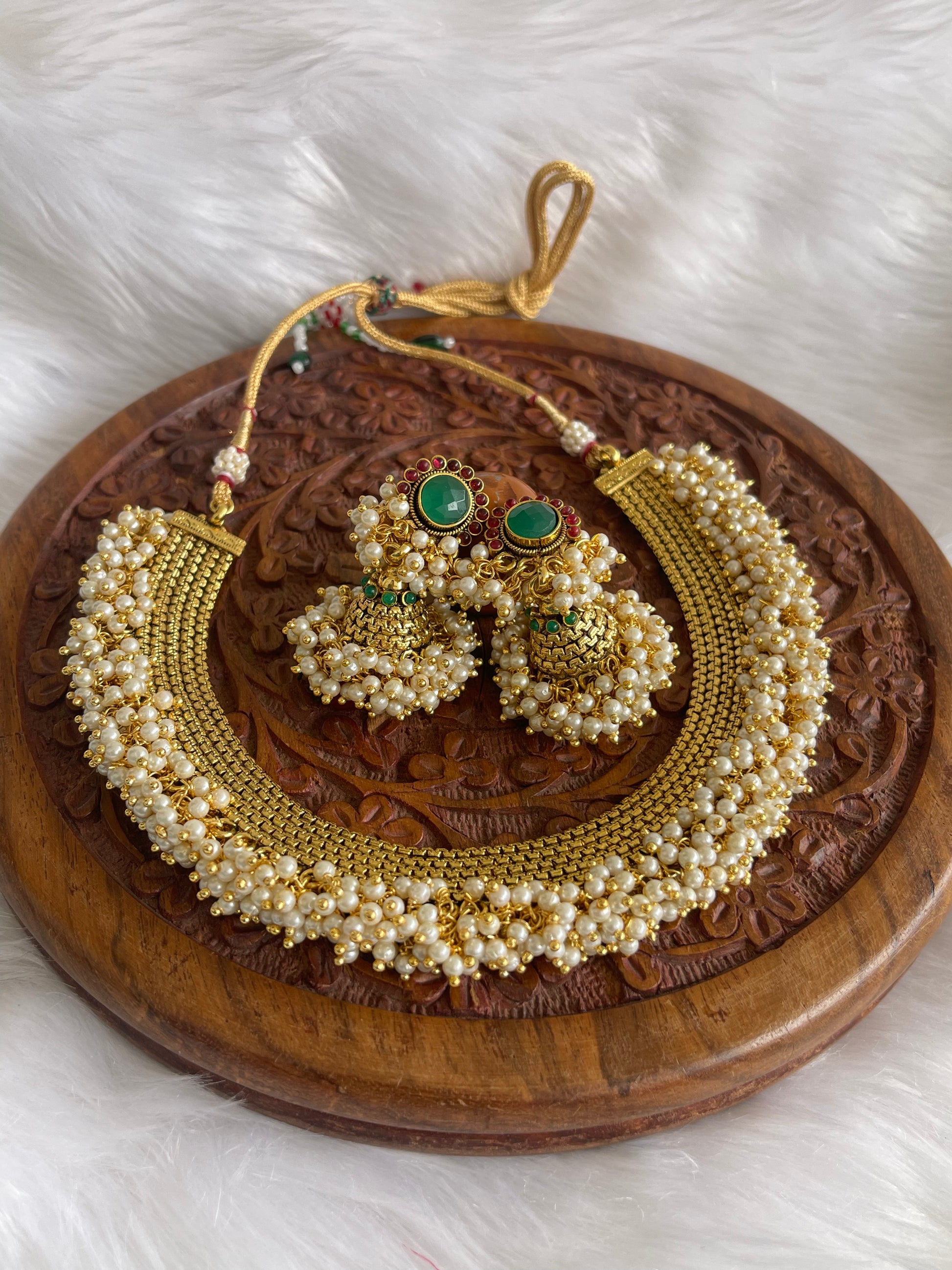 Small pearl 2025 necklace set