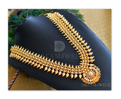 Gold tone mango Kerala style haar dj-37210