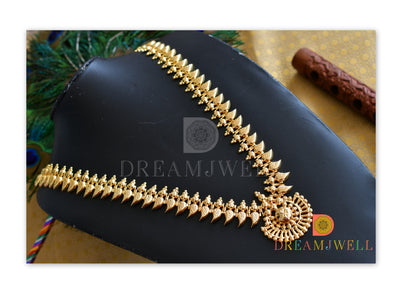 Gold tone mango Kerala style haar dj-37204